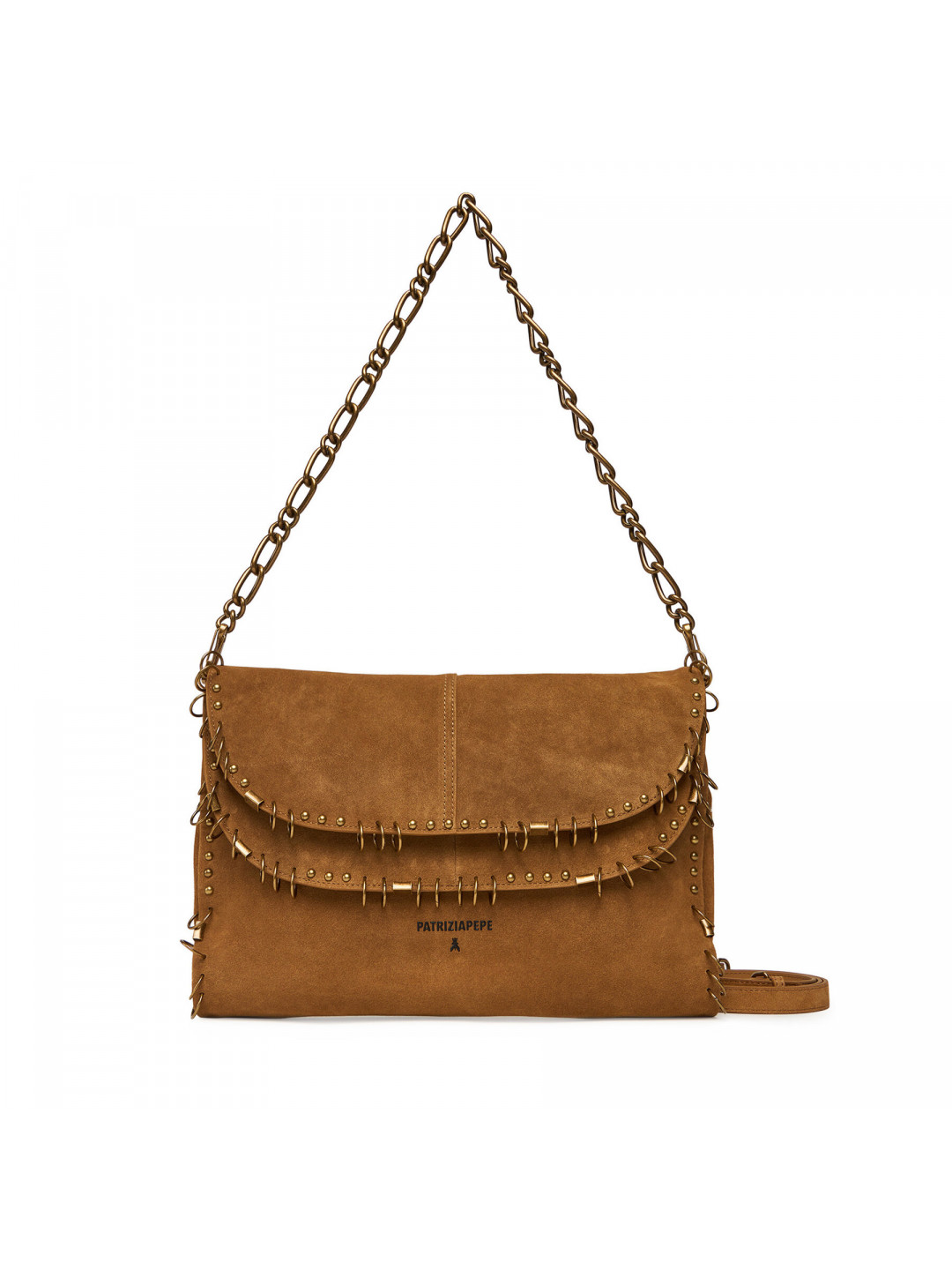 Kabelka Patrizia Pepe 8B0519 L152-B768 Béžová